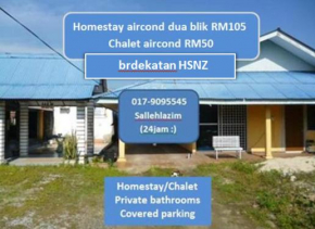 Chalet HSNZ KTCC RM50 aircond homestay RM100 Kakmah pantai timur guest house Kuala Terengganu